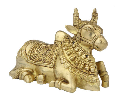 Nandi Idol Shiva Cows Statue by StatueStudio - Sustainable Living (View 2)