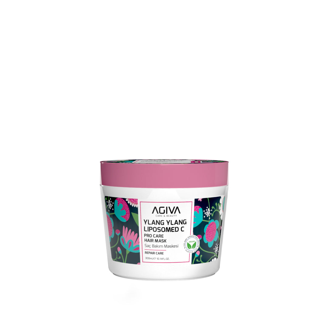 Agiva Ylang Ylang Lıpozom C Pro Care Hair Mask 300ML by Agiva - Sustainable Living (View 2)