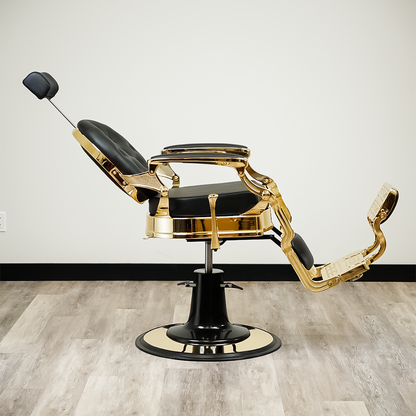 Luxor Barber Chair Gold by LEVANT BARBER EQUIPMENT - Sustainable Living (View 8)