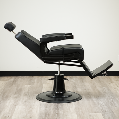 Cedrus Barber Chair - Black by LEVANT BARBER EQUIPMENT - Sustainable Living (View 8)