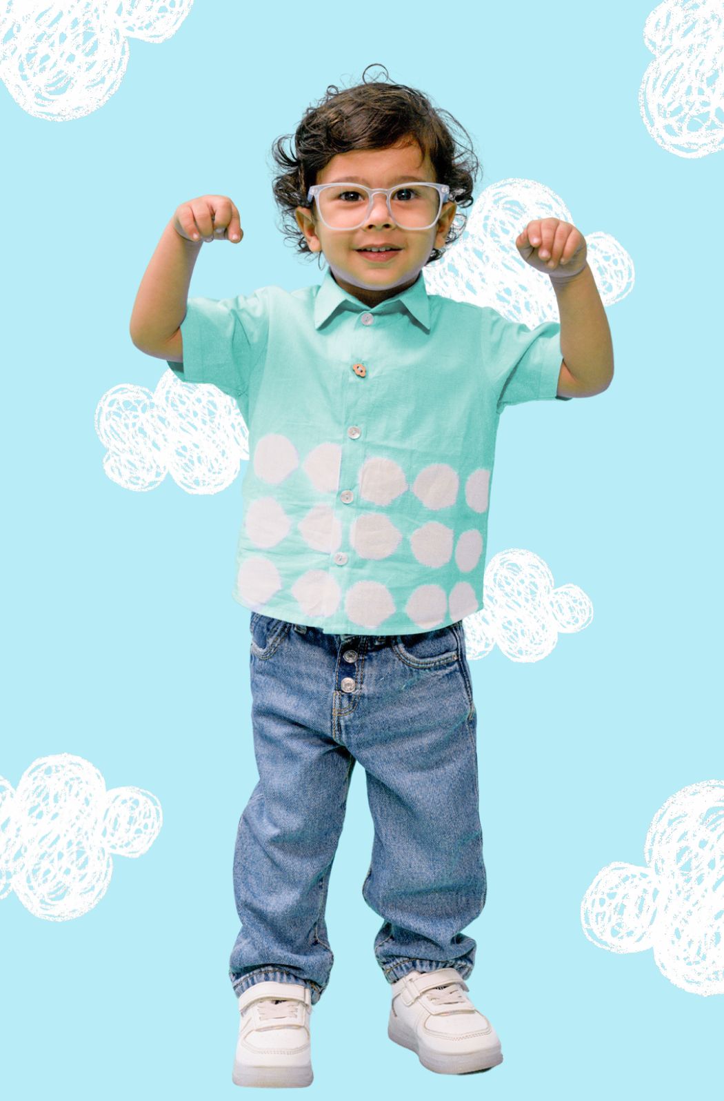 Circle High Shirt - Blue - Image 4