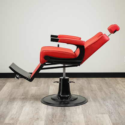 Cedrus Barber Chair - Red by LEVANT BARBER EQUIPMENT - Furniture (View 8)
