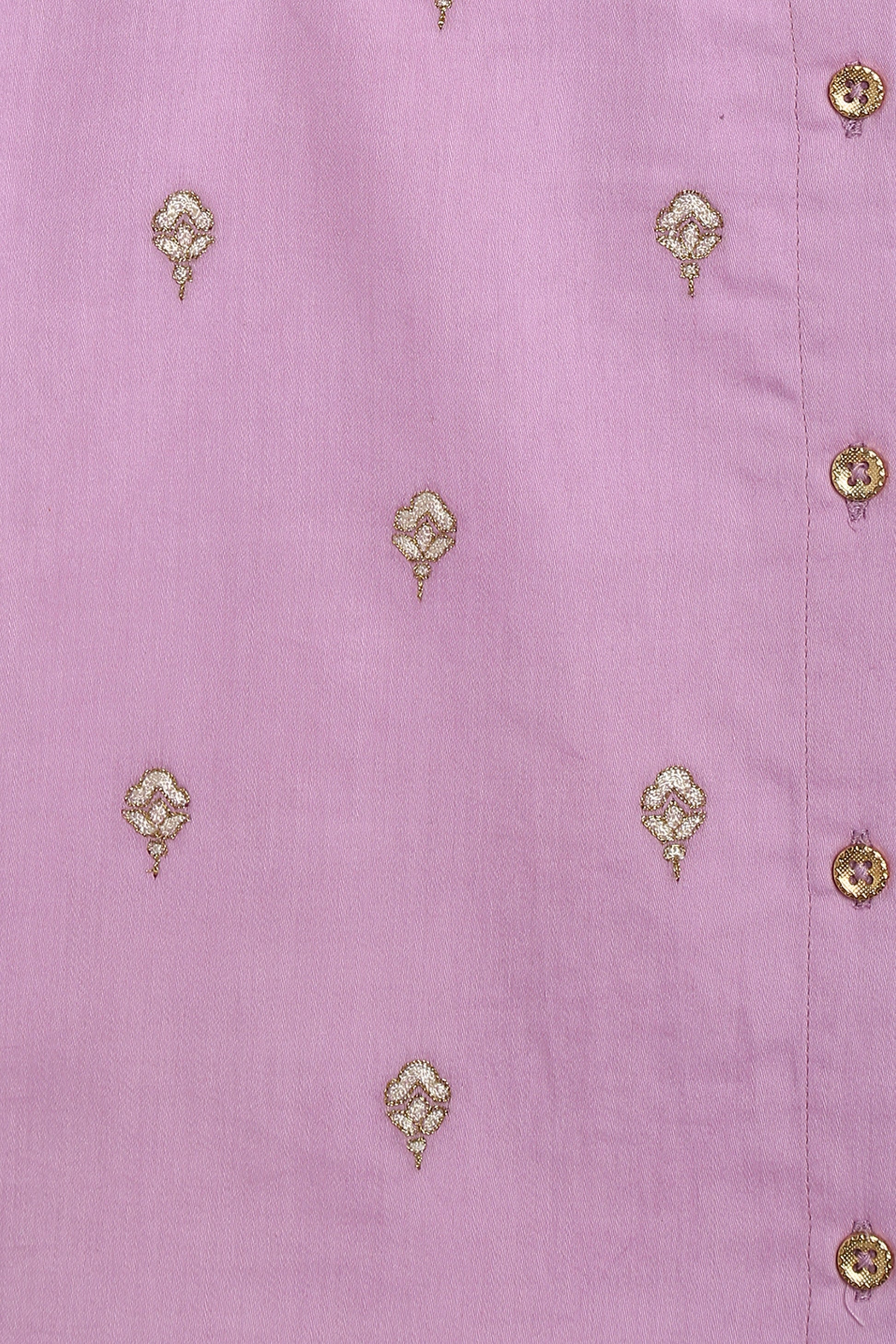 Baby Sadabahar Buti Dhoti Set - Purple - Image 6