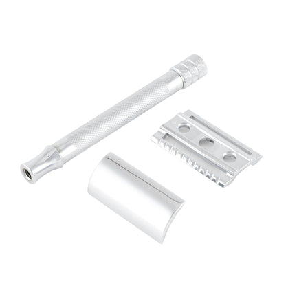 Merkur 23C 3-Piece DE Safety Razor, Closed Comb, Knurled Extra Long Handle, Chrome by Merkur - Double Edge Safety Razors (View 8)