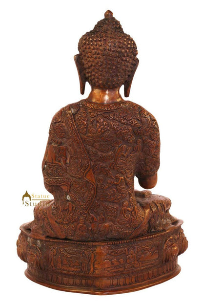 Blessing buddha sakyamuni statue medicine thai décor chinese buddhism 7" by vendor-unknown - Buddha (View 4)