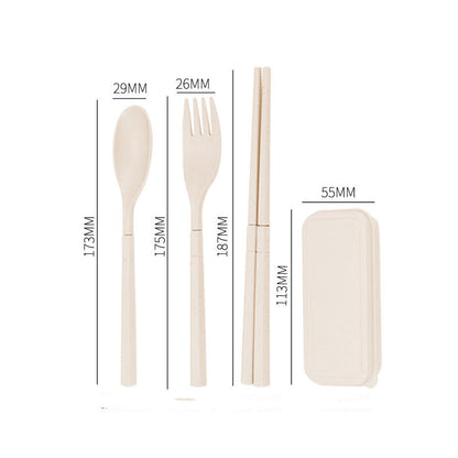 Cutlery Knife Fork Spoon Chopsticks Set Storage Box Five Piece Set – Image 8