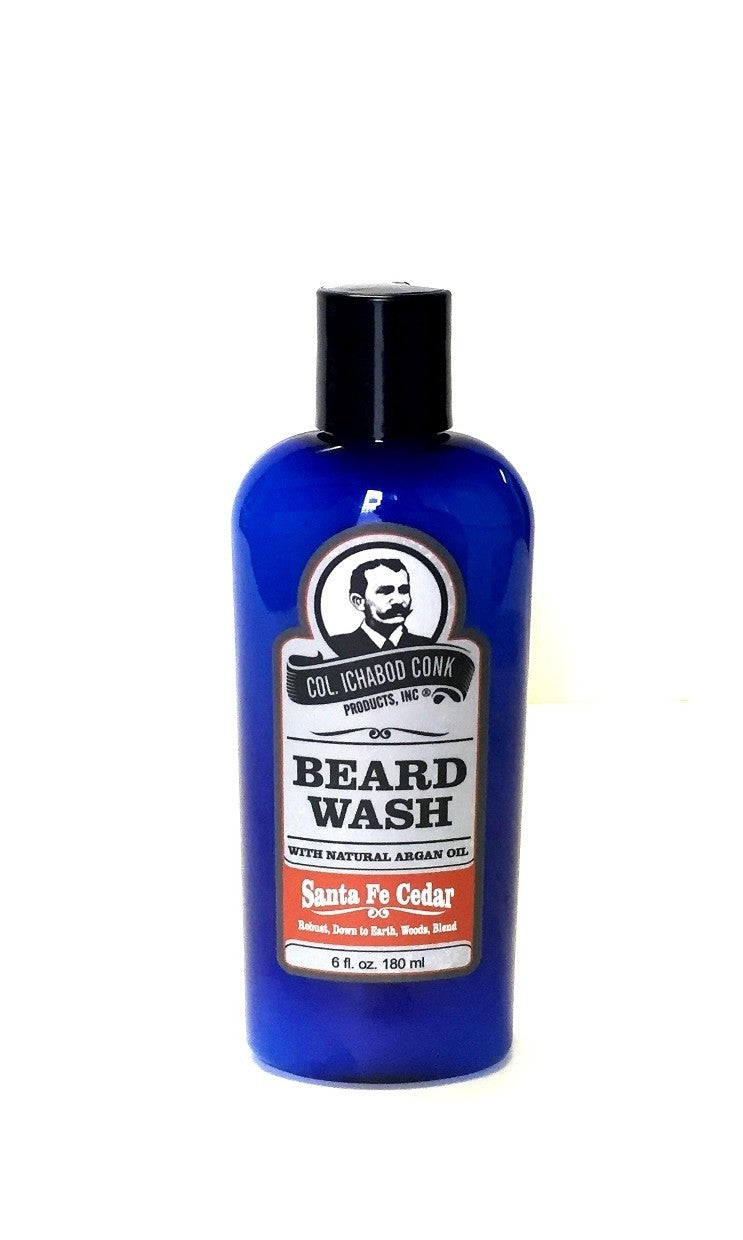 Santa Fe Cedar Beard Wash w/Argan Oil - 6 oz - Eco-friendly - Sama Homes