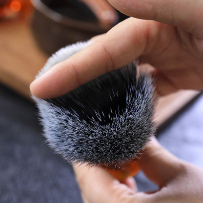 Platinum Epoxy Resin Handle Makeup Brush with Soft Nylon Wool Bristles – Professional Beauty Tool – Image 4
