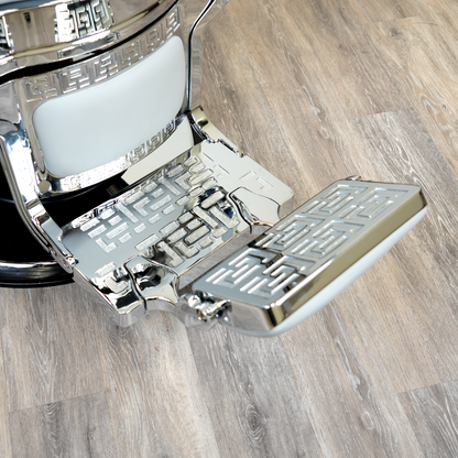 Santana Silver Barber Chair by Elite - Sustainable Living (View 9)