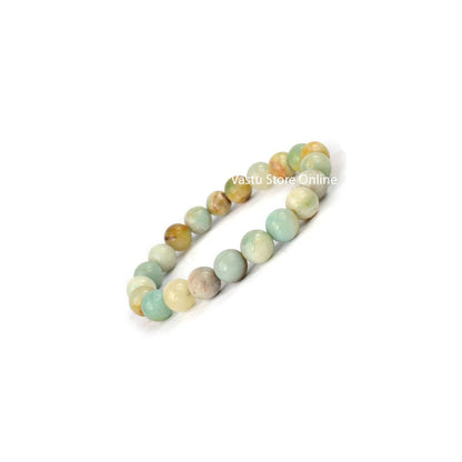 Amazonite Round Crystal Bracelet by SAMAHealing - Crystal Bracelets