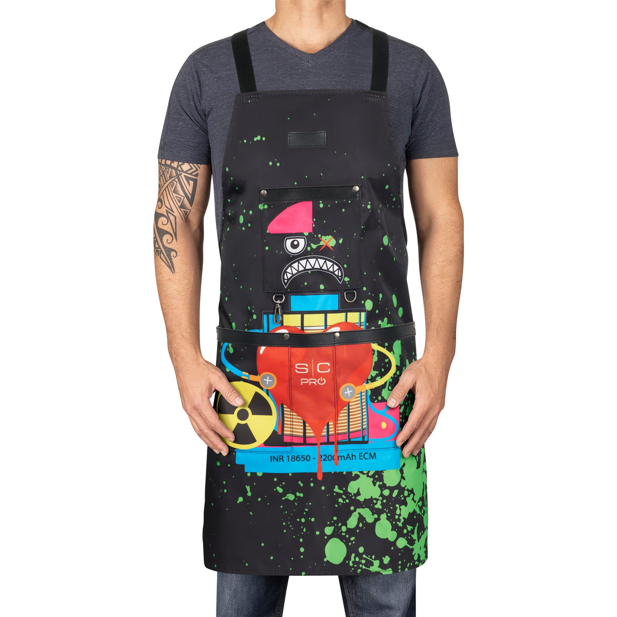 StyleCraft Black Radioactive Apron by StyleCraft - Sustainable Living (View 2)