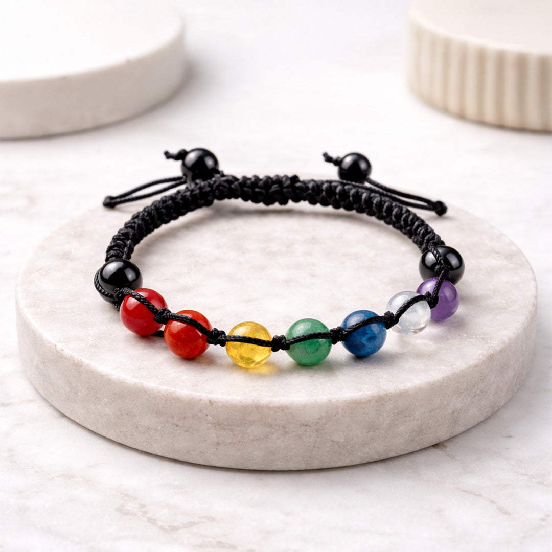7 Chakra Adjustable Bracelet - Eco-friendly - Sama Homes