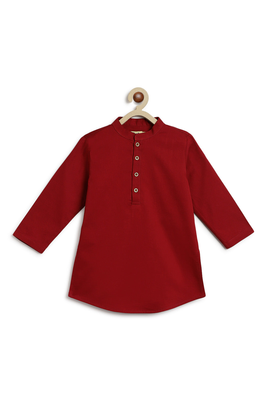 Firdaus Kurta for Boys - Maroon - Eco-friendly - Sama Homes
