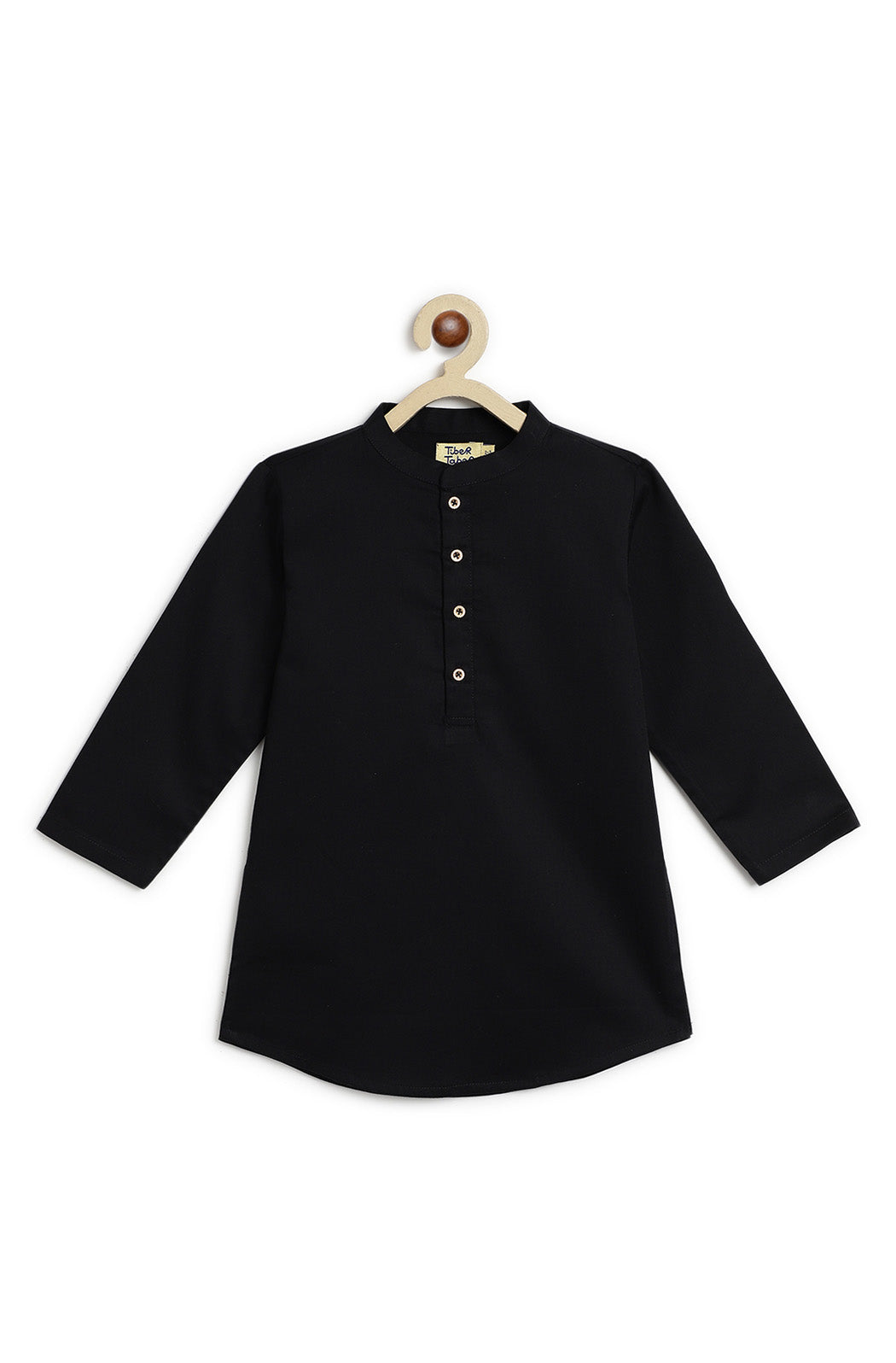 Firdaus Kurta for Boys - Black - Eco-friendly - Sama Homes