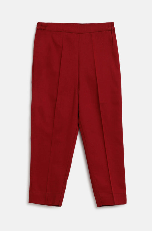 Firdaus Pants for Boys - Maroon