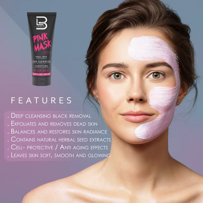 LV3 Pink Facial Mask 250 ml by L3VEL3 - Sustainable Living (View 2)