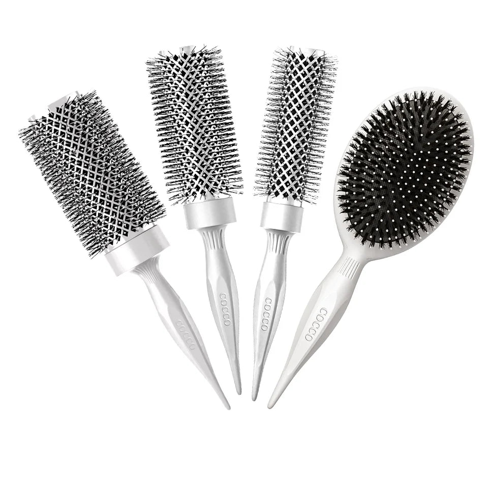 Cocco Aura Vent Boar Brush Set