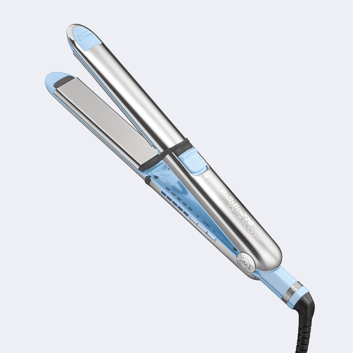 BabylissPro Nano Titanium OPTIMA3000 1 1/4" Icey Blue Flat Iron - Limited Edition