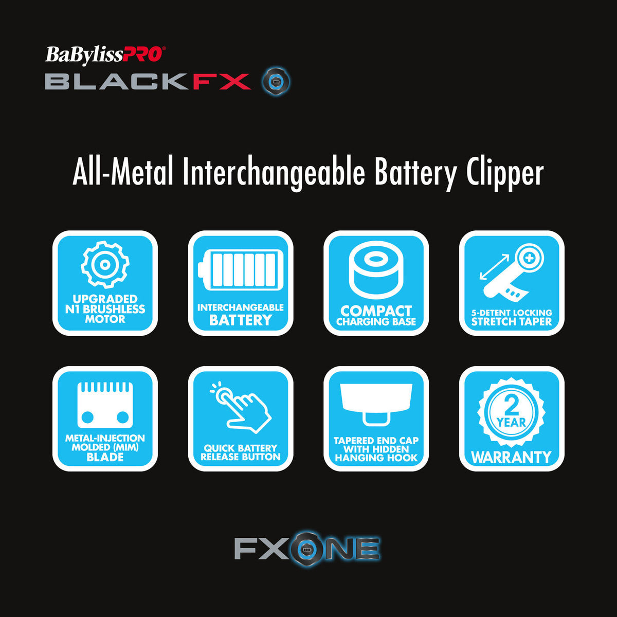 BabylissPro BlackFX FXONE Clipper
