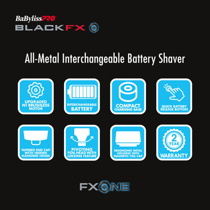 BabylissPro BlackFX FXONE Double Foil Stick Shaver by BabylissPro - Sustainable Living (View 4)