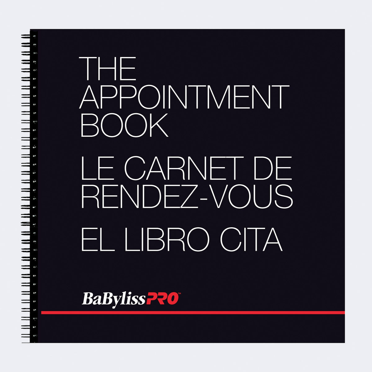 BabylissPro Appointment Book 6 Columns