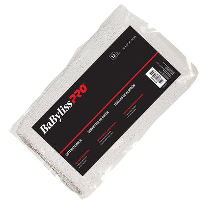 BabylissPro White Towels (12 Pack) by BabylissPro - Sustainable Living (View 2)