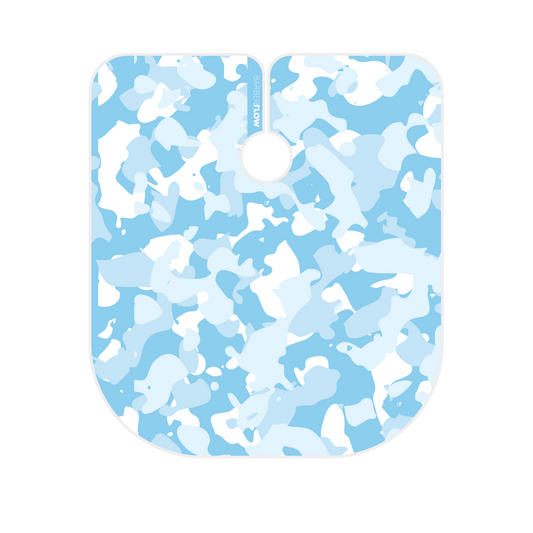 Barber Flow Camo Cape - Baby Blue