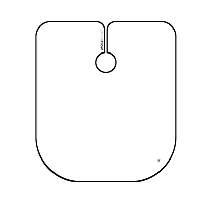 Barber Flow Classic White Cape by Barber Flow - Sustainable Living (View 2)