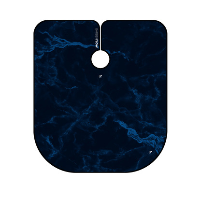 Barber Flow Marble Blue on Black Cape by Barber Flow - Sustainable Living (View 2)