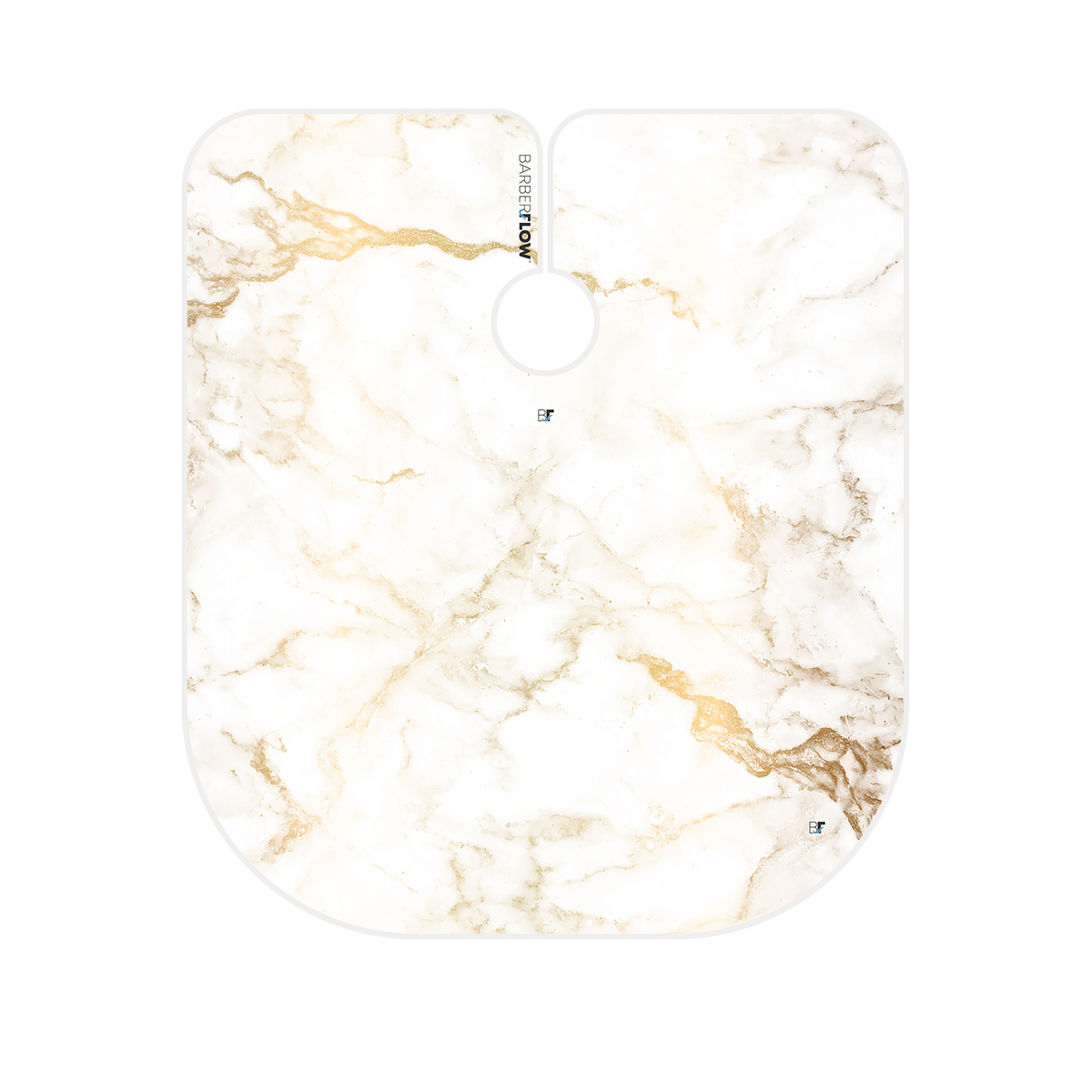 Barber Flow Marble Gold on White Cape by Barber Flow - Sustainable Living (View 2)