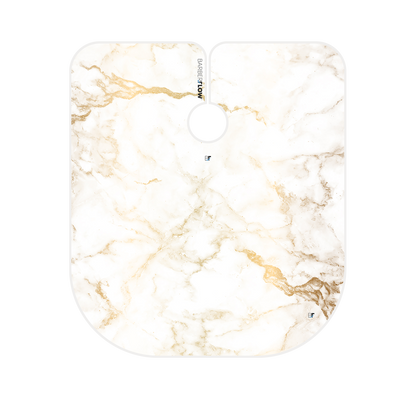 Barber Flow Marble Gold on White Cape by Barber Flow - Sustainable Living (View 2)