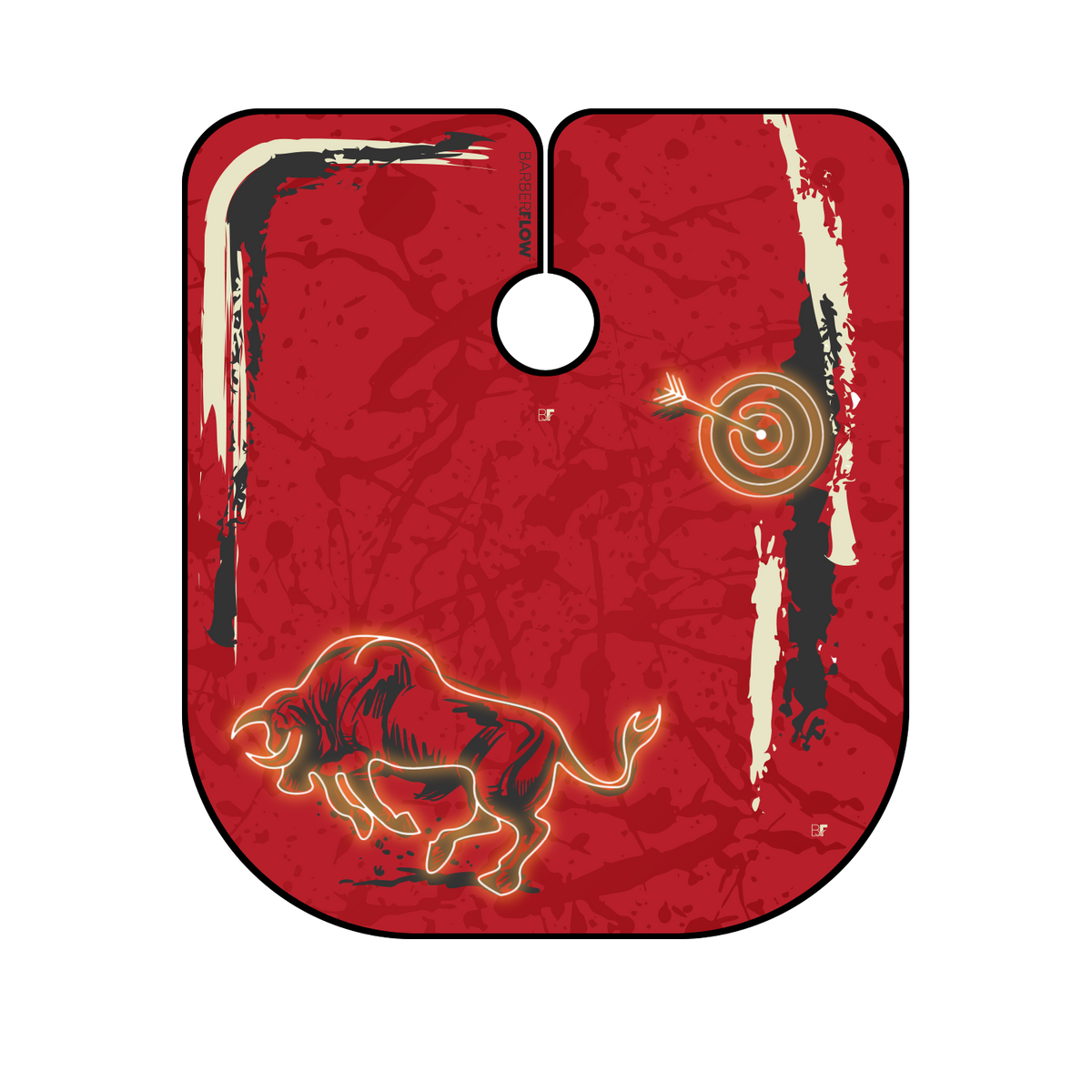 Barber Flow Raging Bull Cape - Red by Barber Flow - Sustainable Living (View 2)