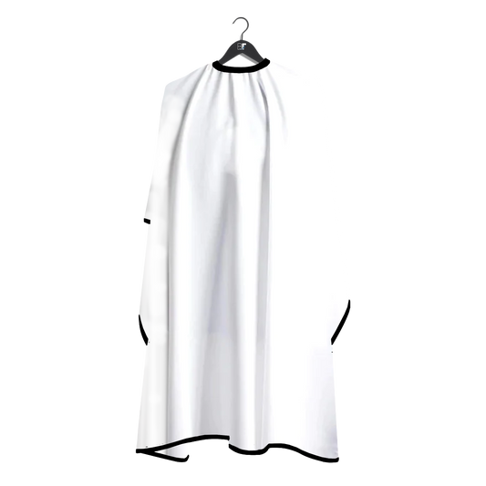 Barber Flow Classic White Cape