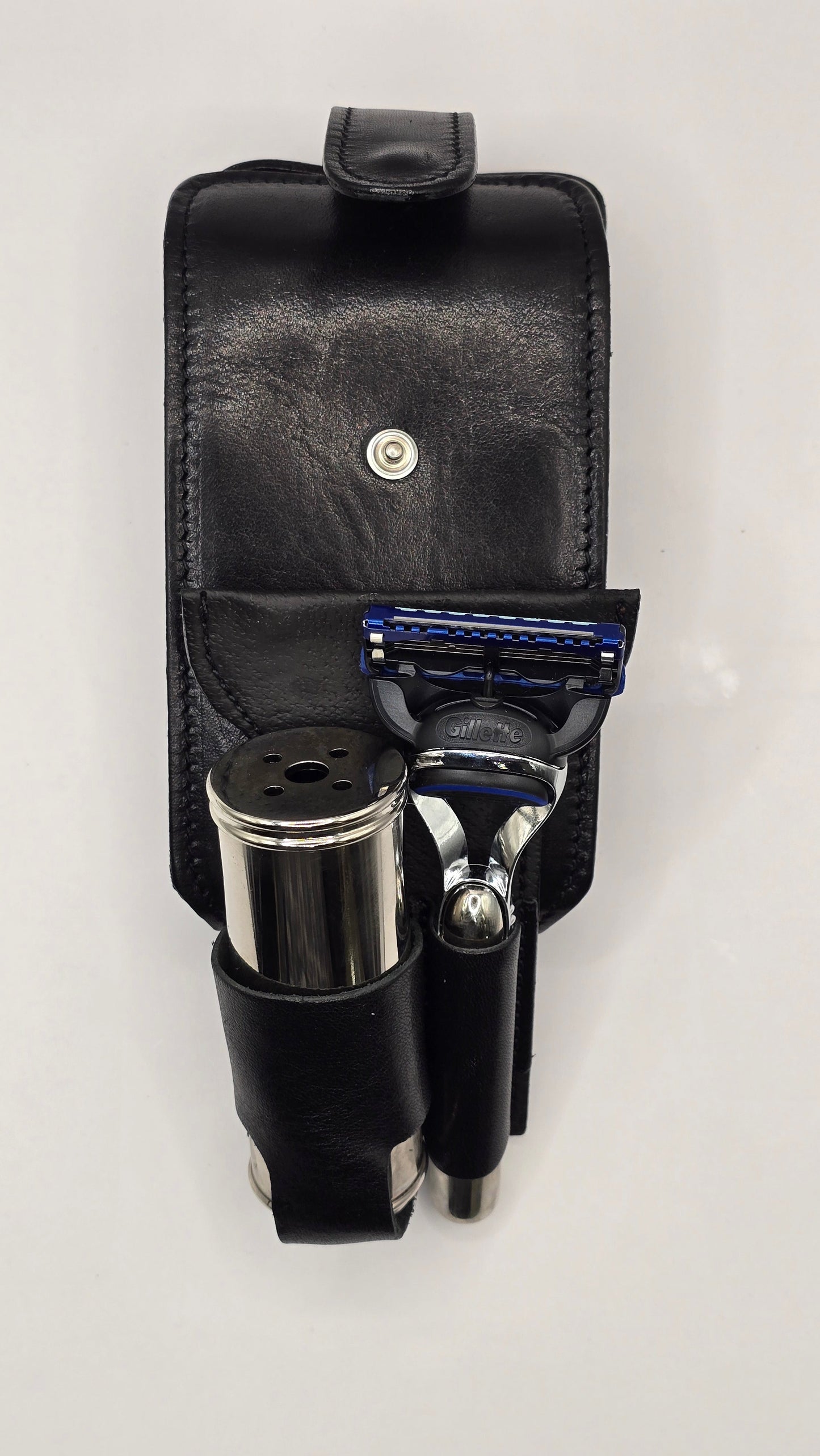 Il Ceppo Fusion Travel 2pc Shave Set Black