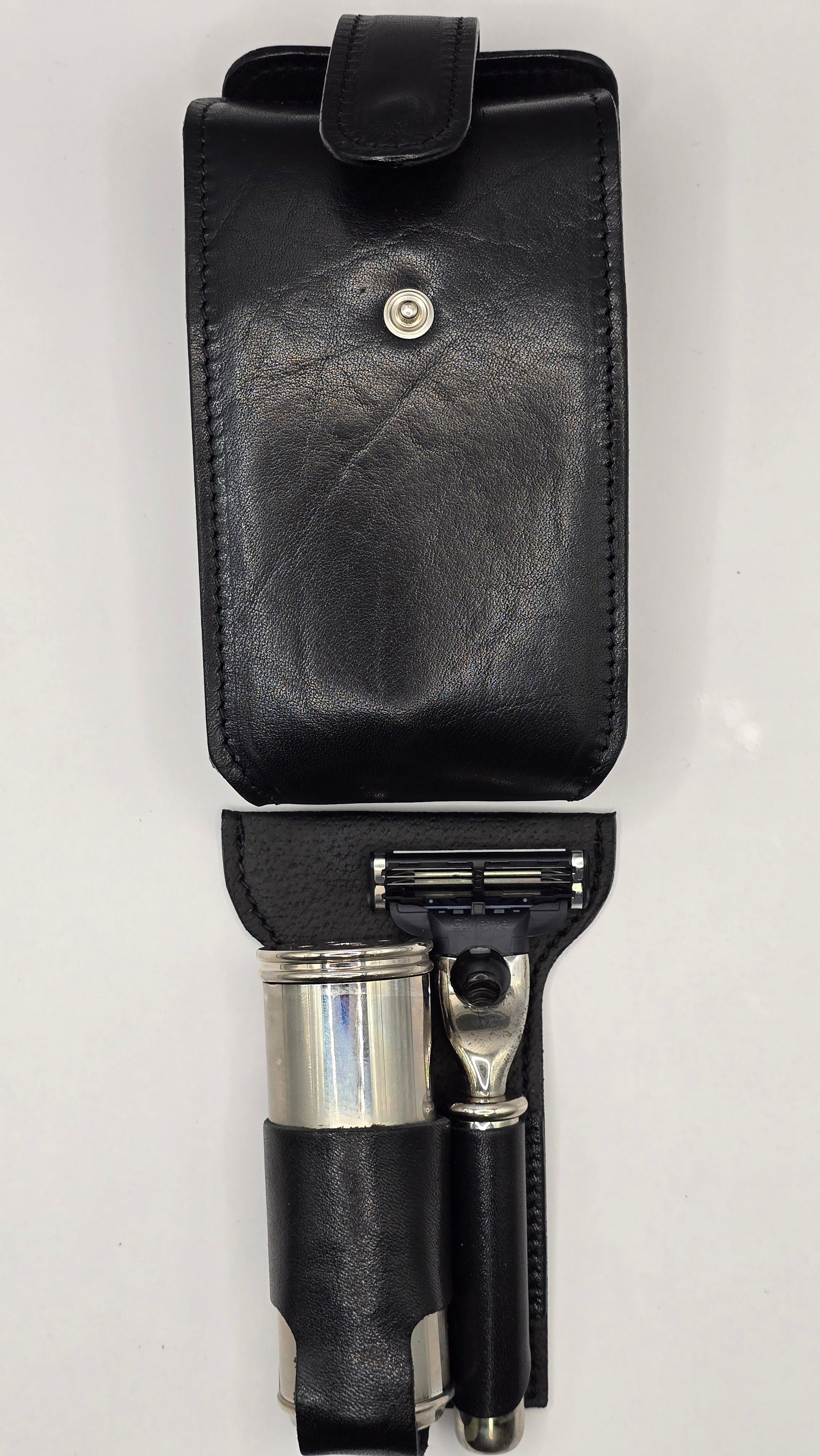 Il Ceppo Mach3 Travel 2pc Shave Set Black - Image 2