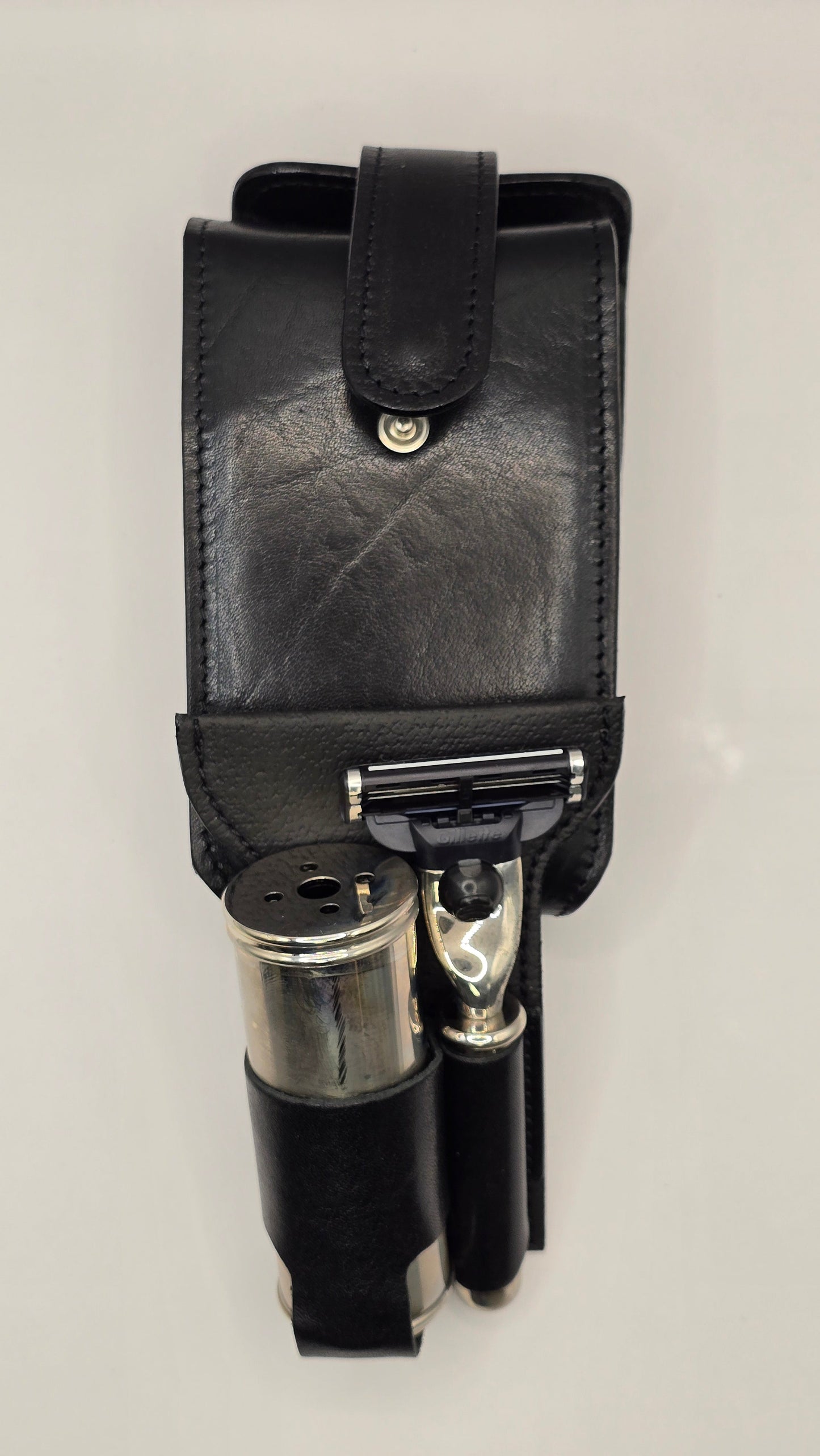 Il Ceppo Mach3 Travel 2pc Shave Set Black
