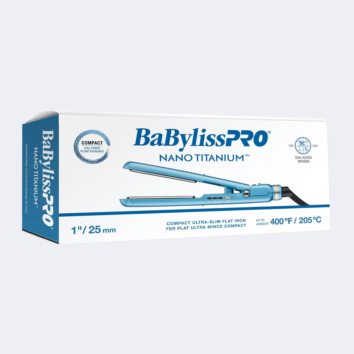 Babylisspro Nano Titanium 1" Compact Ultra Slim Mini Flat Iron by BabylissPro - Sustainable Living (View 6)