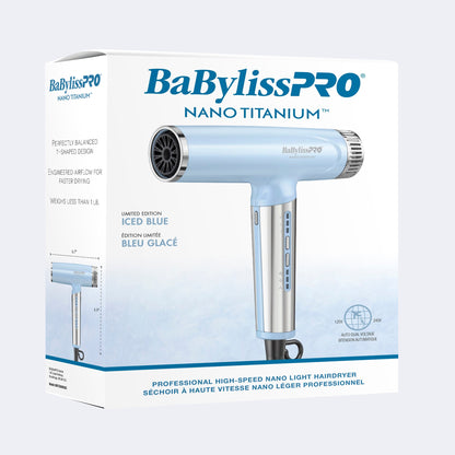 BabylissPro High Speed Nano Compact Hair Dryer Icy Blue Limited Edition by BabylissPro - Sustainable Living (View 4)