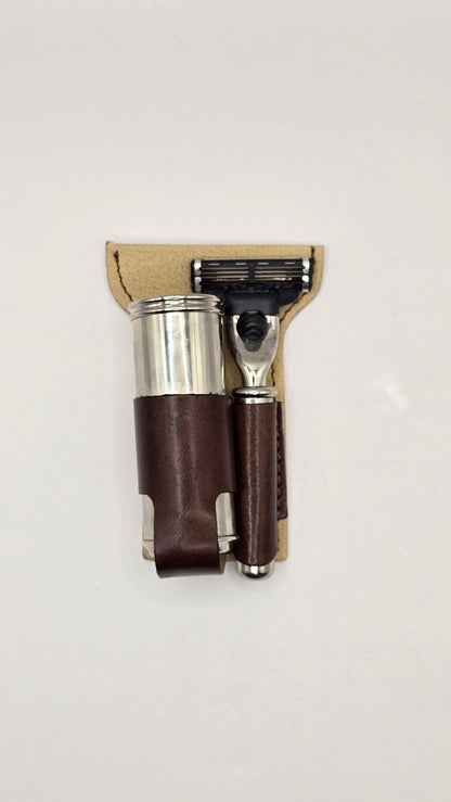 IL Ceppo Mach3 Travel 2pc Shave Set Brown by IL Ceppo - Gift Sets & Kits (View 2)