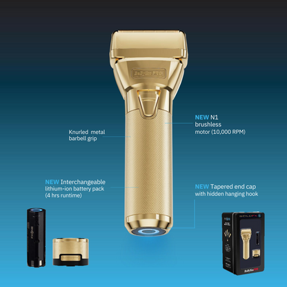 BabylissPro GoldFX FXONE Double Foil Stick Shaver by BabylissPro - Sustainable Living (View 2)