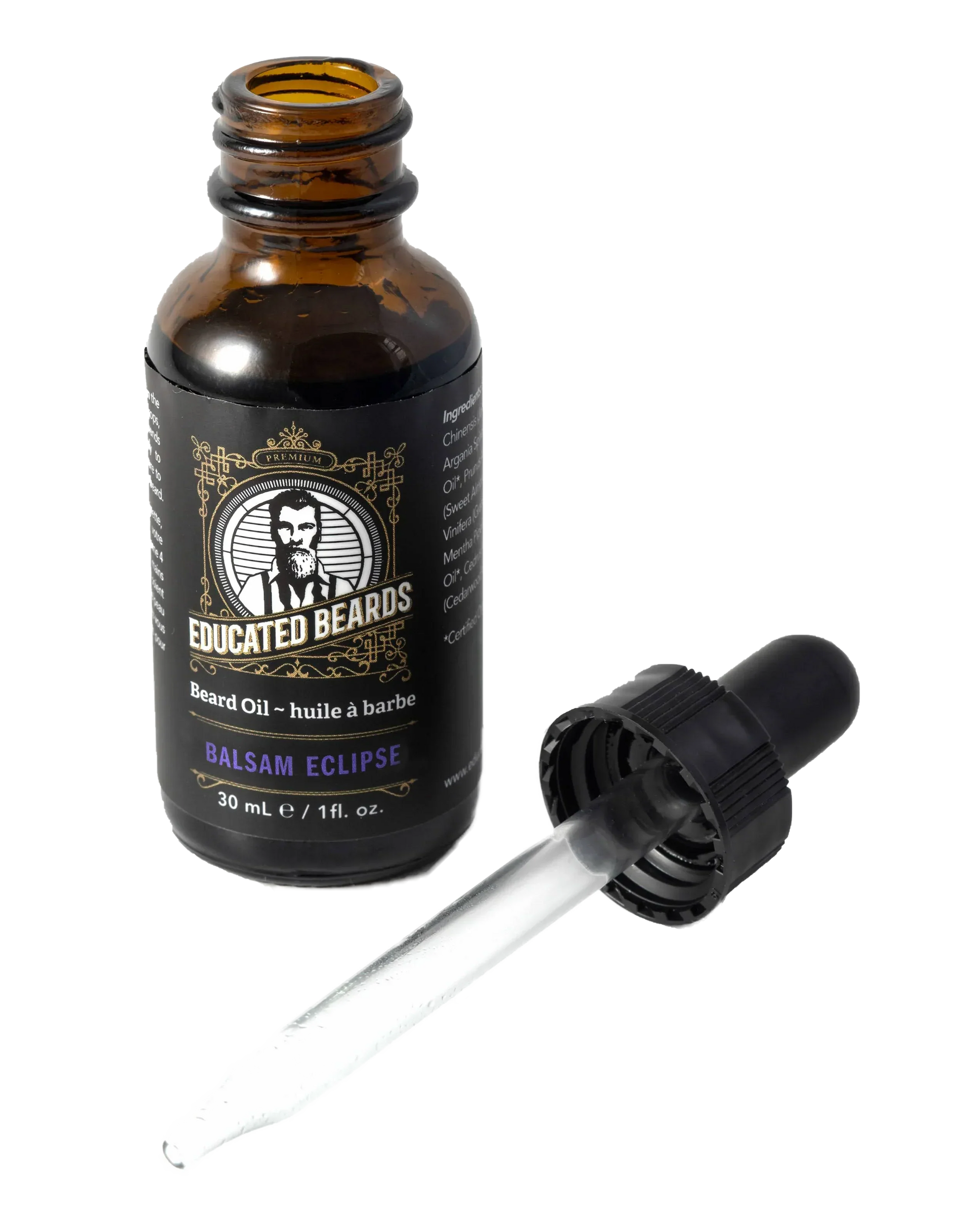 Educated Beards Organic Beard Oil - Balsam Eclipse, 30ml - Image 2