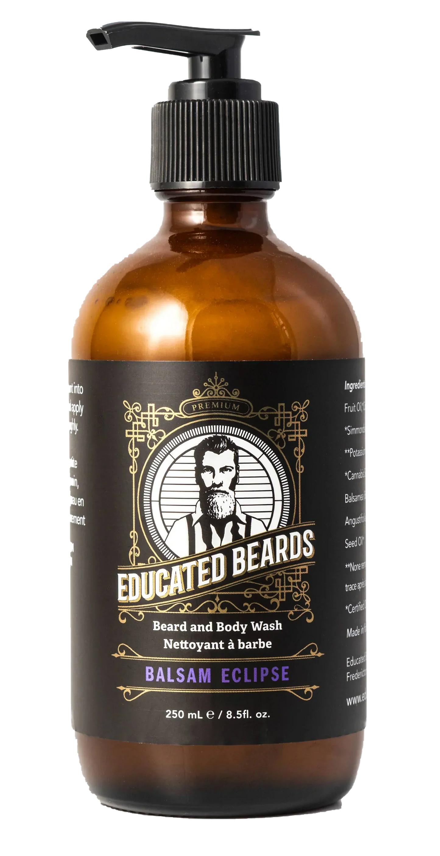 Educated Beards Purifying Beard & Body Wash - Balsam Eclipse, 250ml