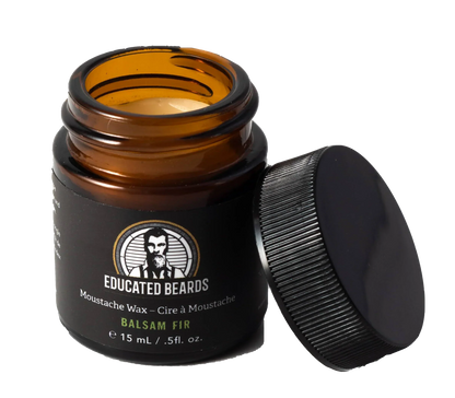 Educated Beards Balsam Fir Moustache Wax 15ml by Educated Beards - Sustainable Living (View 2)