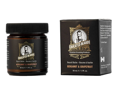 Educated Beards Organic Beard Balm - Bergamot Grapefruit, 50ml by Educated Beards - Sustainable Living