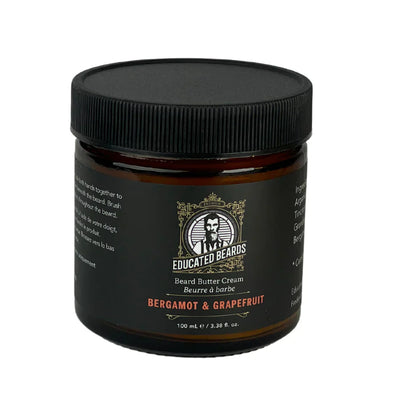 Educated Beards Bergamot Grapefruit Beard Butter Cream 100ml by Educated Beards - Sustainable Living (View 2)