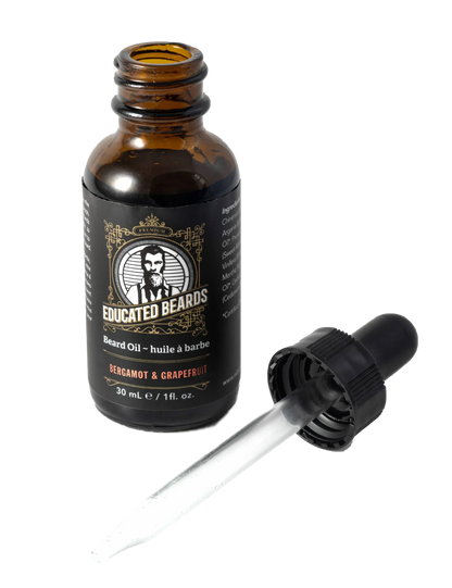 Educated Beards Organic Beard Oil - Bergamot Grapefruit, 30ml by Educated Beards - Sustainable Living (View 2)