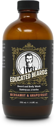 Educated Beards Purifying Beard & Body Wash - Bergamot Grapefruit, 250ml by Educated Beards - Sustainable Living (View 3)