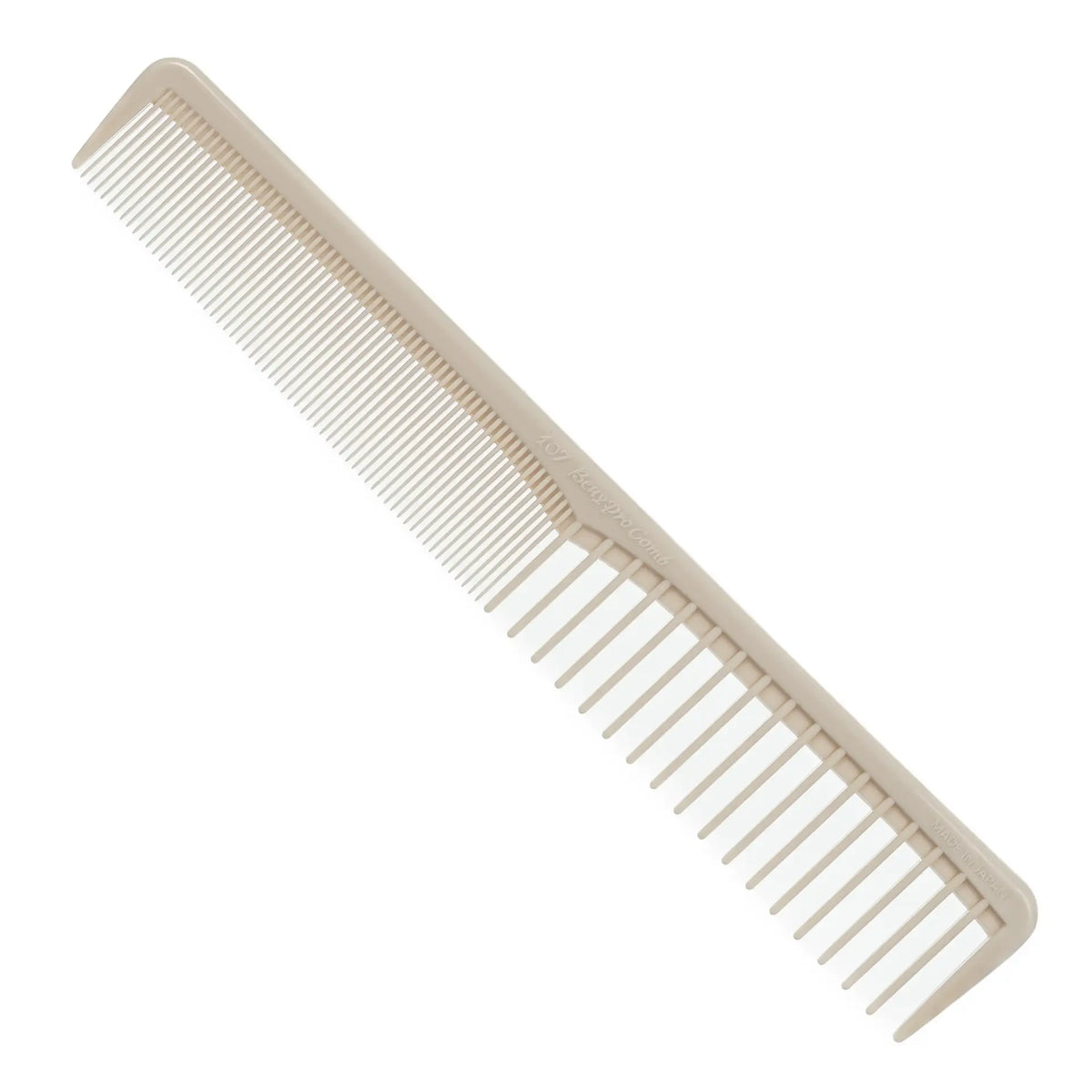 Beuy Pro Cutting Comb #107 Blocking Cut Comb - Milk Tea Exclusive Color