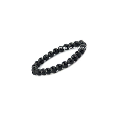 Black Onyx Round Crystal Bracelet by SAMAHealing - Crystal Bracelets