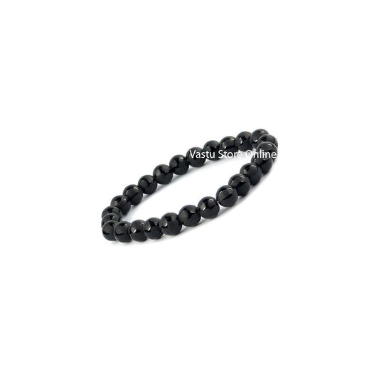 Black Onyx Round Crystal Bracelet